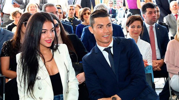 Cristiano Ronaldo con Georgina Rodríguez