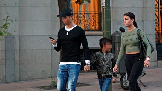 Cristiano Ronaldo con Georgina Rodríguez 