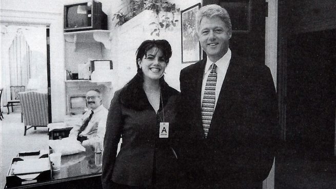 Monica Lewinski y Bill Clinton