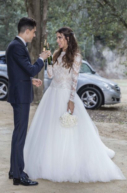 Marc Bartra y Melissa Jiménez ya son marido y mujer
