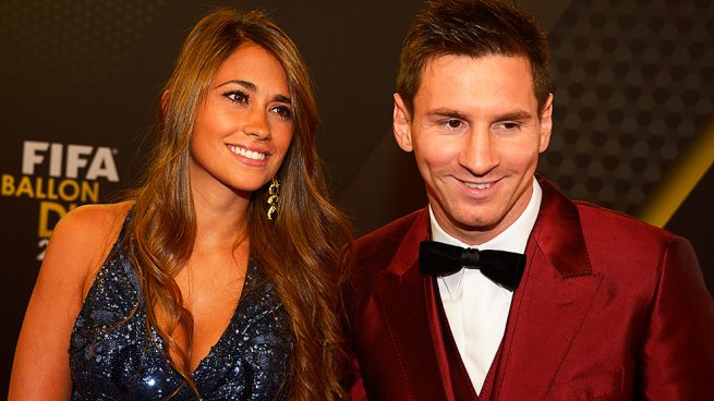 Leo Messi y Antonella Rocuzzo