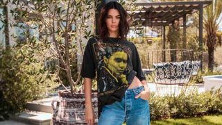 Kendall Jenner con la polémica camiseta. / Gtres
