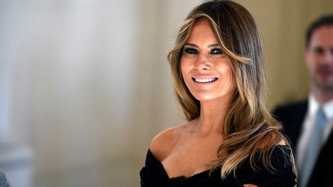 Melania Trump Vestido Peplum Tendencias