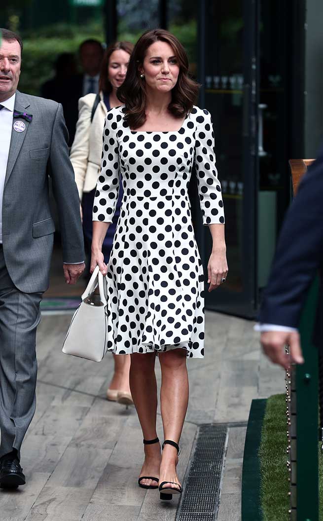 Kate Middleton Vestido Lunares Tendencia
