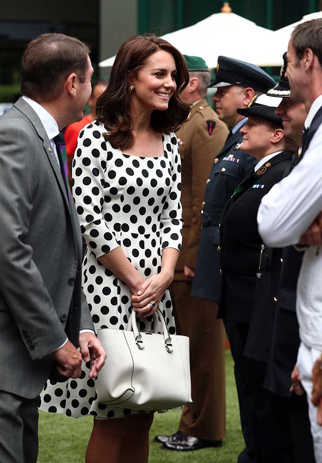 Kate Middleton Vestido Lunares Tendencia