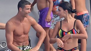 Cristiano Ronaldo y Georgina Rodríguez en Ibiza / Gtres