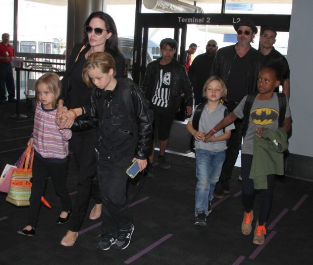 La familia Pitt-Jolie 
