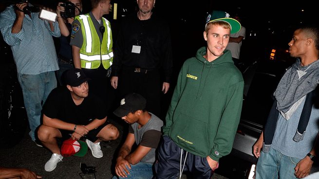 Justin Bieber atropella a un fotógrafo