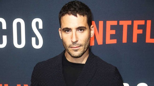 Miguel Ángel Silvestre en la presentación de 'Narcos' / Gtres