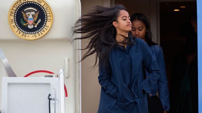 El lado más agresivo de Malia Obama