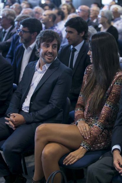Fernando Alonso y Linda Morselli