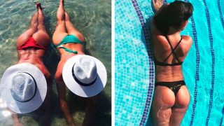 Irina Shayk y Georgina Rodríguez presumen de retaguardia en Instagram