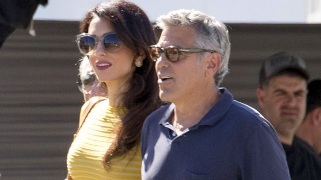 George y Amal Clooney