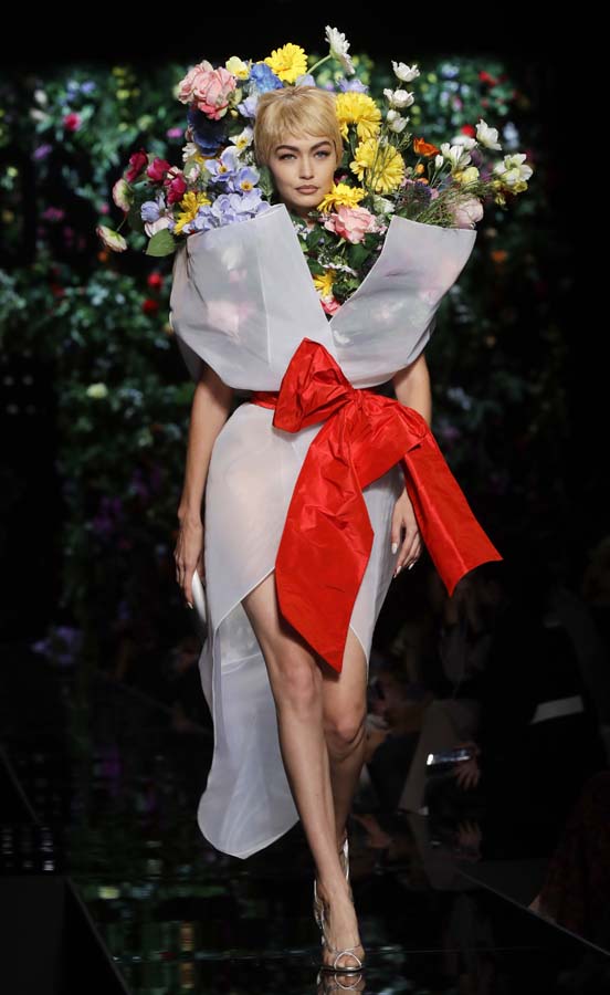 Moschino Gigi Hadid Milan Fashion Week
