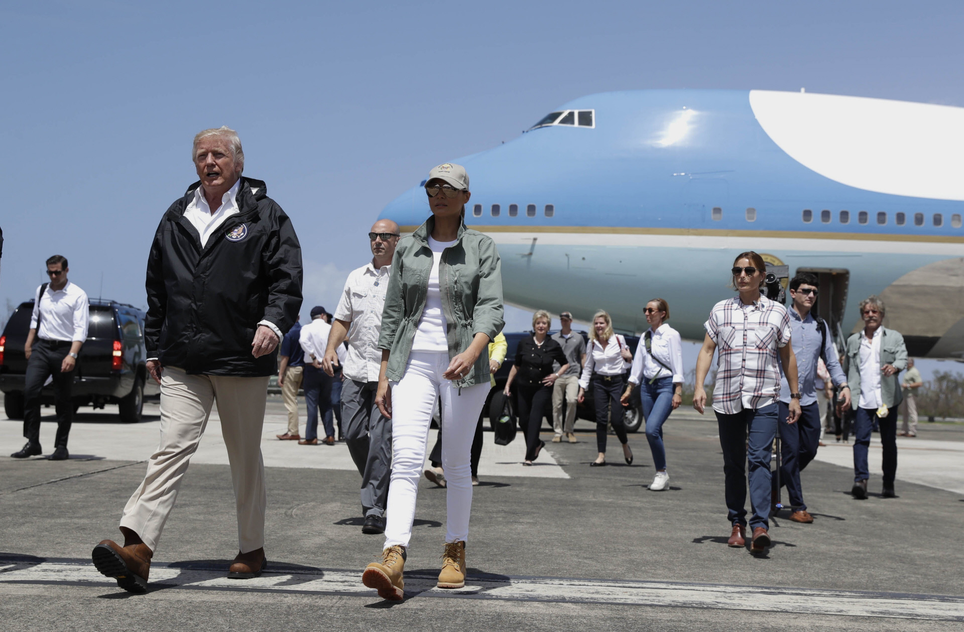 Tacones Desastre Melania Trump