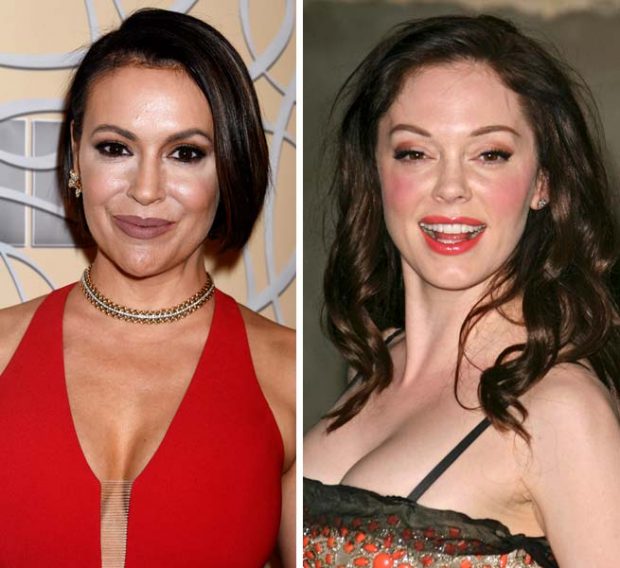 Alyssa Milano y Rose McGowan