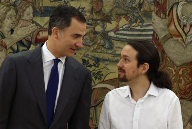 El Rey y Pablo Iglesias 