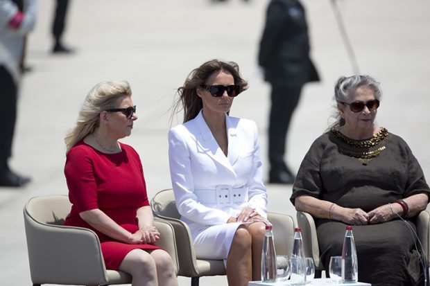 Nechama Rivlin y Melania Trump