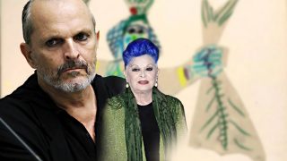 CONSULTA LA GALERÍA | Lucía y Miguel Bosé en un fotomontaje de LOOK