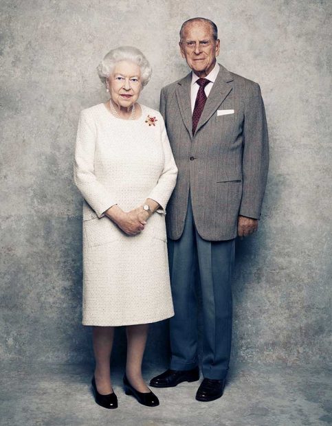 La Reina y el duque de Edimburgo