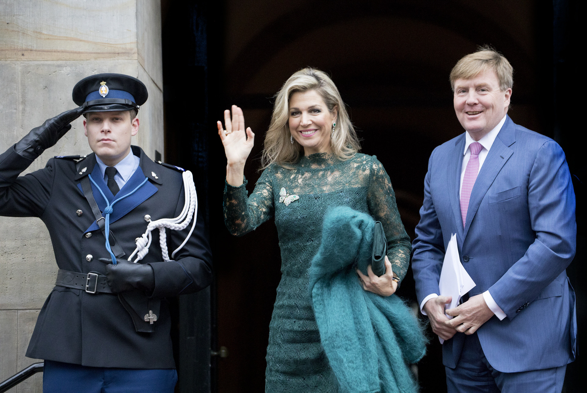 Máxima de Holanda Reina Letizia Vestido