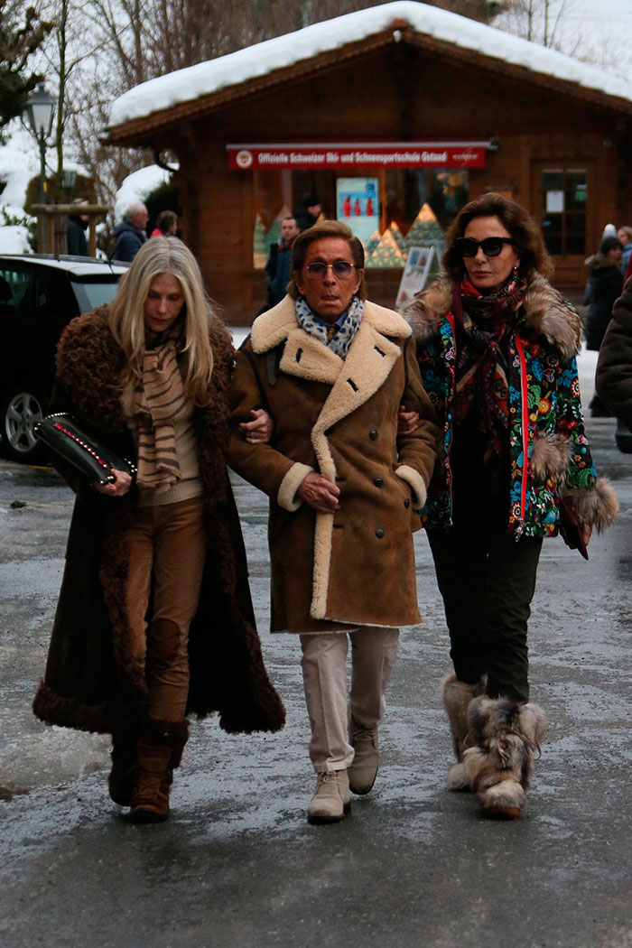 Naty Abascal y Valentino en Gstaad