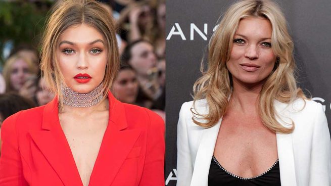 Gigi Hadid y Kate Moss