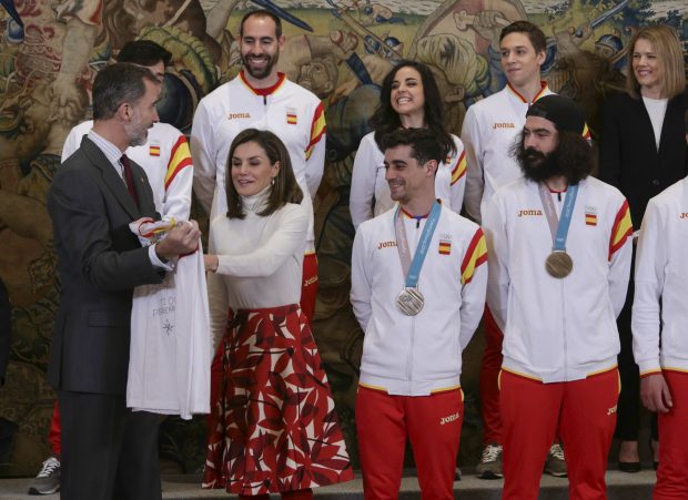 Los Reyes durante la audiencia / Gtres