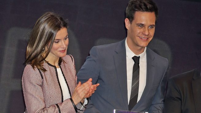 Reina Letizia y Christian Gálvez