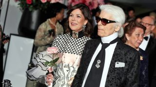 Carolina de Mónaco y Karl Lagerfeld / Gtres