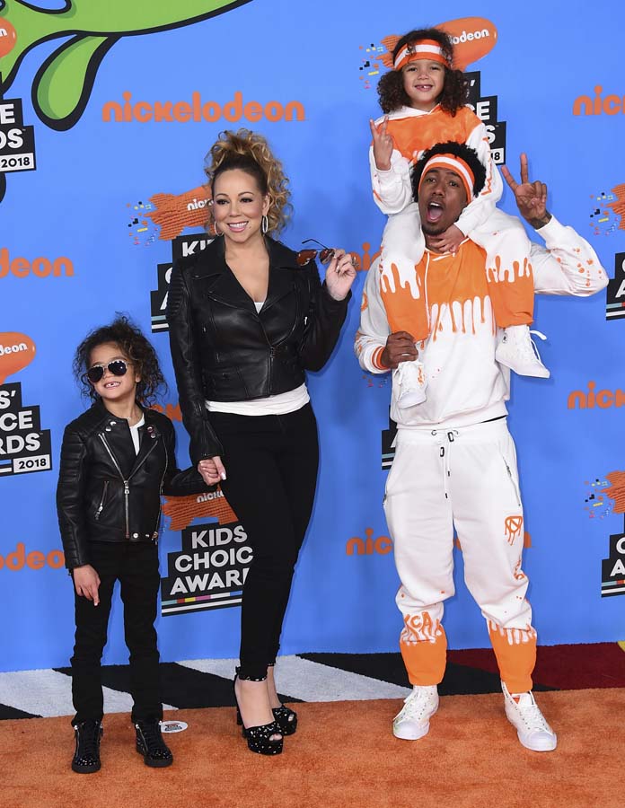 Mariah Carey, Nick Cannon, Monroe y Moroccan