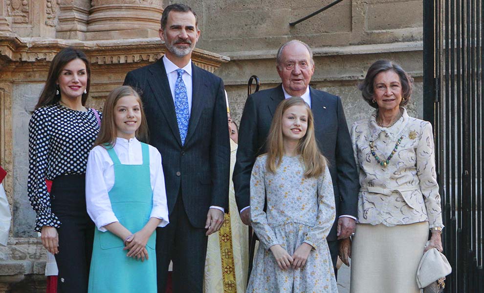 Los Reyes en la Misa de Pascua / Gtres