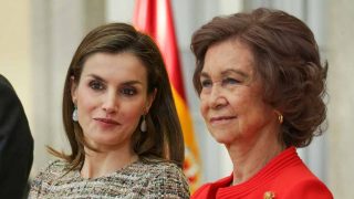 Las reinas Letizia y Sofía en una imagen de archivo / Gtres