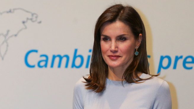 Letizia en la entrega de las Becas La Caixa 2018 / Gtres