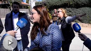 La hija del Marqués de Larios, Sandra Fernández de Villavicencio, tras ser desahuciada / Gtres