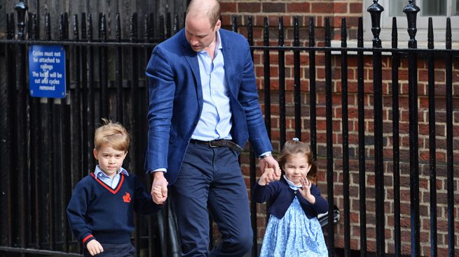 Los príncipes George y Charlotte ya conocen a su nuevo hermano