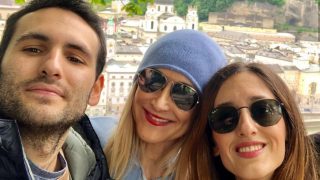 Cristina Cifuentes junto a sus hijos /Instagram