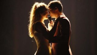 Alfred y Amaia en su primer ensayo en Eurovisión/ EurovisionTV