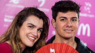 Amaia y Alfred durante una Pre Party eurovisiva en Madrid / Gtres