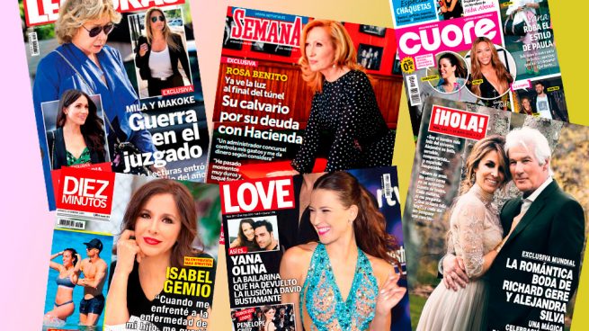 David Bustamante, Mila Ximénez y Rosa Benito, protagonistas de las revistas de este miércoles