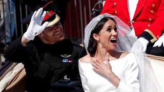 Harry y Meghan, felices tras convertirse en marido y mujer / Gtres