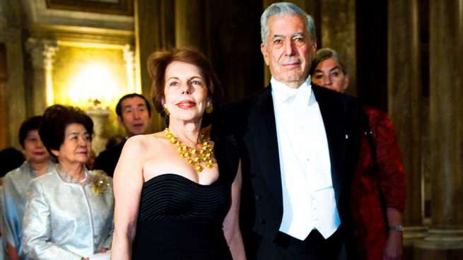 Vargas Llosa y su exmujer, Patricia