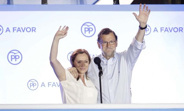Mariano Rajoy y Elvira Fernández