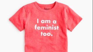 Camiseta infantil feminista de J.Crew