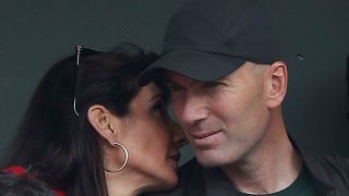 Zidane y su esposa en el Roland Garros /Gtres