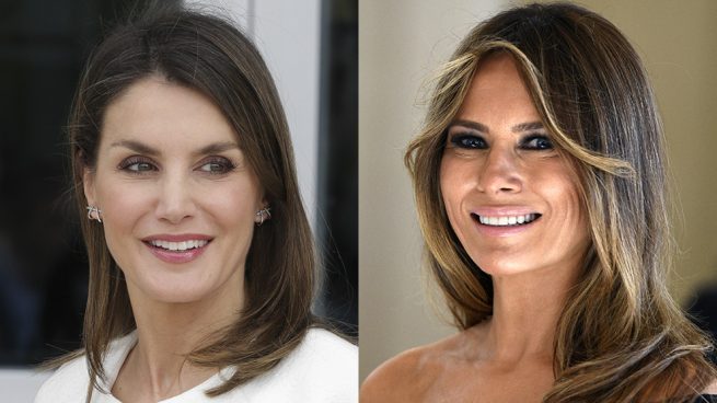 La reina Letizia y Melania Trump