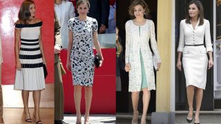 La reina Letizia en un montaje de Look / Gtres