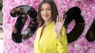 La modelo Bella Hadid en el desfile masculino de Dior. / Gtres