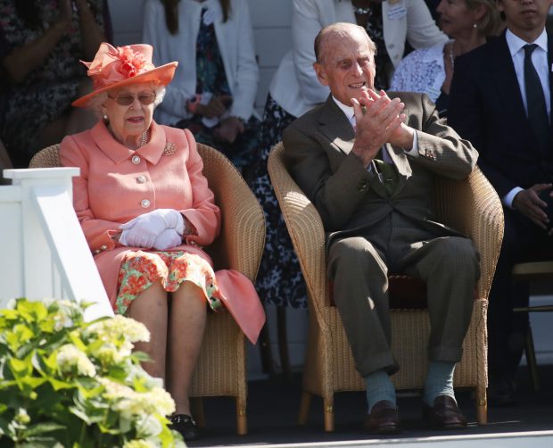 La reina Isabel y El duque de Edimburgo
