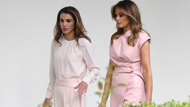 Melania Trump y Rania de Jordania